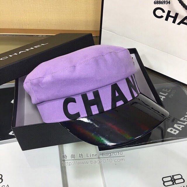 Chanel女士帽子 香奈兒經典大字母標誌八角帽 Chanel經典貝雷帽  mm1072